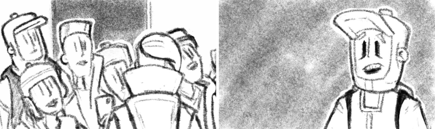Sketches of hats in Fauna